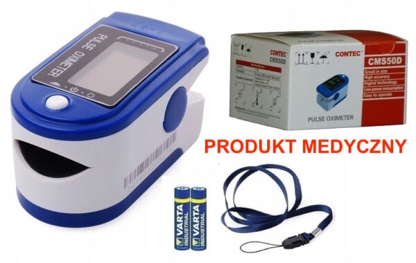 Pulsoksymetr napalcowy Contec CMS50D + baterie - obrazek 3